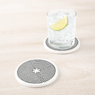 Labyrinth Sandstone Coaster