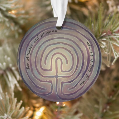 Labyrinth Symbol Ornament