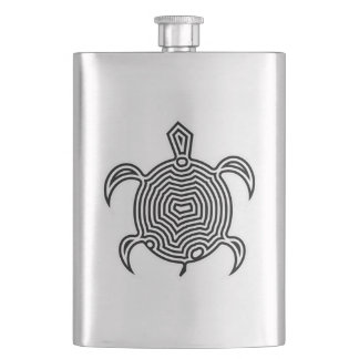 Labyrinth Turtle Flask