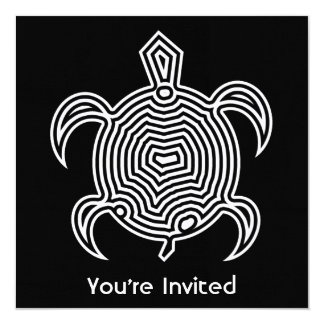 Labyrinth Turtle Invitations