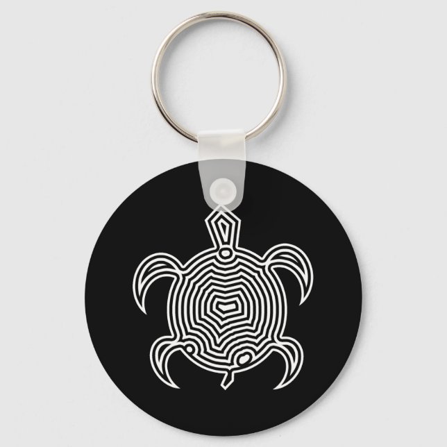 Labyrinth Turtle Keychain (Front)