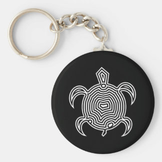 Labyrinth Turtle Keychain