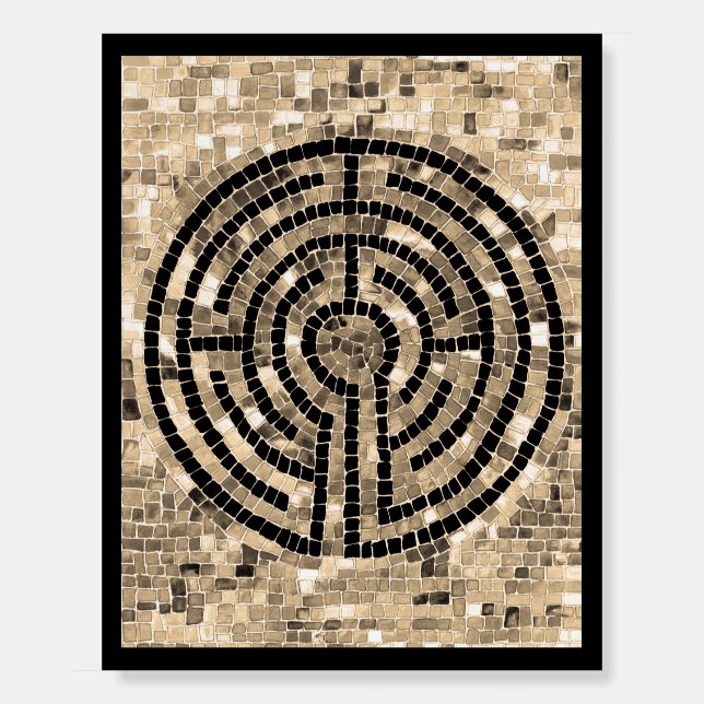 LABYRINTH V 11x14 Foam Board - Black (Front)