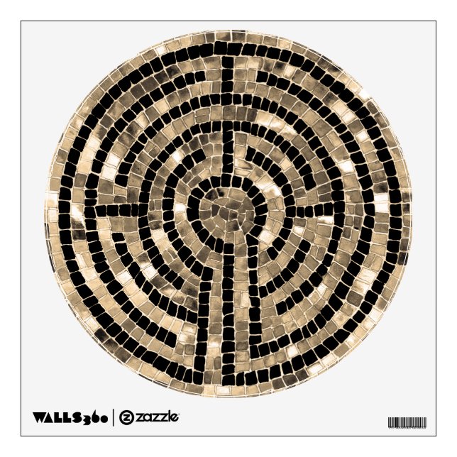 LABYRINTH V 12x12 Circle Decal (Front)