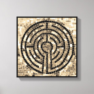 LABYRINTH V 12x12 Wrapped Canvas (1.5" Deep) Print