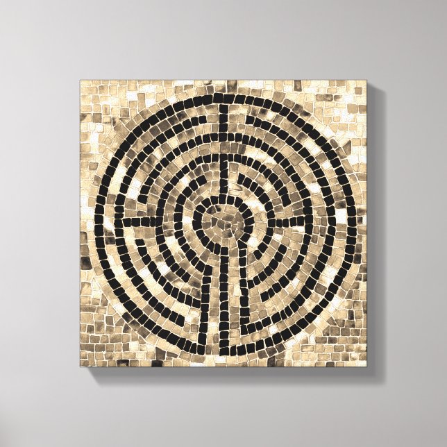 LABYRINTH V 12x12 Wrapped Canvas (.75" Deep) Print (Front)
