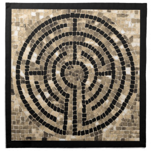 LABYRINTH V 20"x20" Cloth Dinner Napkin