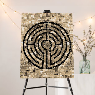 LABYRINTH V 22x28 Foam Board 