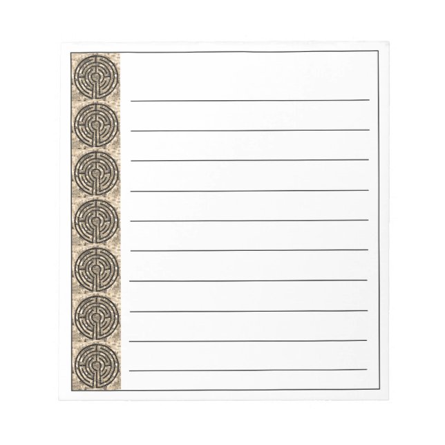 LABYRINTH V 5.5x6 Notepad + Lines (Front)