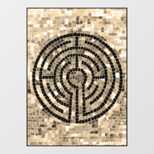 LABYRINTH V 8x11 Window Cling 