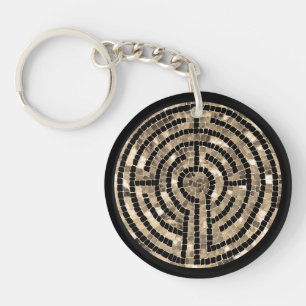 LABYRINTH V Acrylic Circle Keychain