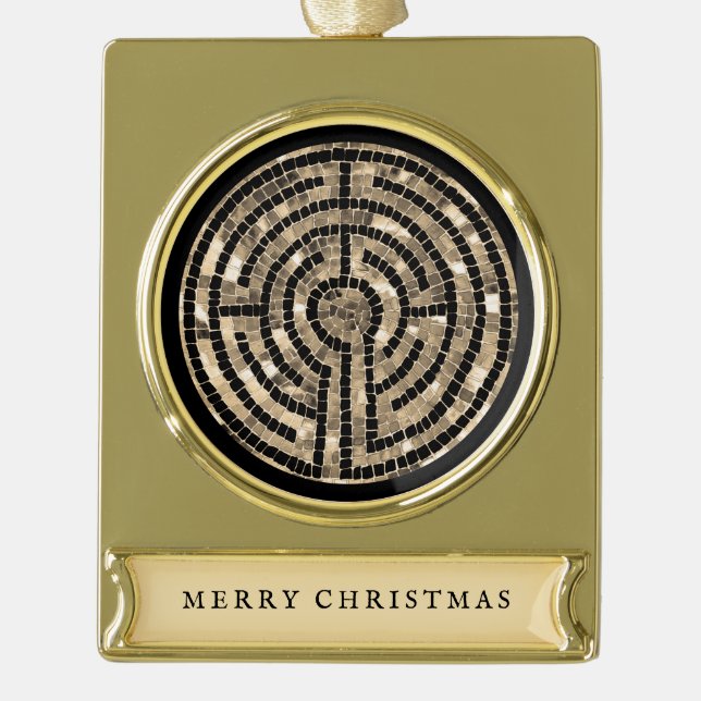 LABYRINTH V Banner Ornament (Front)
