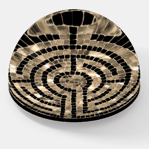 LABYRINTH V Dome Paperweight