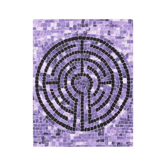 LABYRINTH VI 11x14 Metal Wall Art (Front)