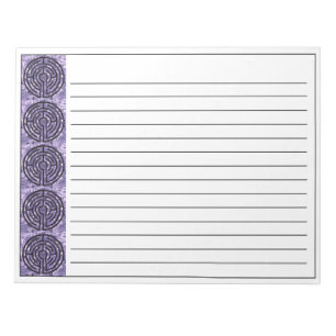 LABYRINTH VI 11x8.5 Notepad + Lines