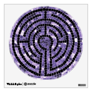 LABYRINTH VI 12x12 Circle Decal
