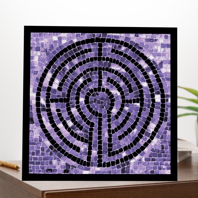 LABYRINTH VI 12x12 Foam Board - Black (In Situ (Office))