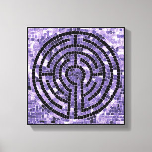 LABYRINTH VI 12x12 Wrapped Canvas (.75" Deep) Print
