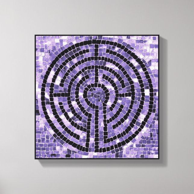 LABYRINTH VI 12x12 Wrapped Canvas (.75" Deep) Print (Front)