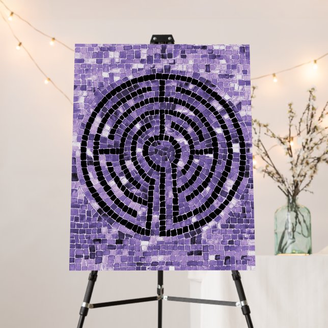 LABYRINTH VI 22x28 Foam Board  (In Situ (Stand))
