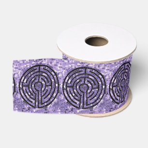 LABYRINTH VI 3" Wide Grosgrain Ribbon