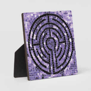 LABYRINTH VI 5.25" Square Plaque with Easel