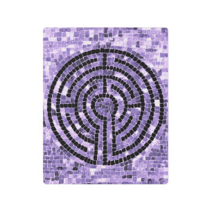 LABYRINTH VI 8x10 Metal Wall Art