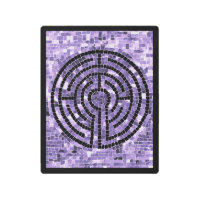 LABYRINTH VI 8x10 Metal Wall Art - Black