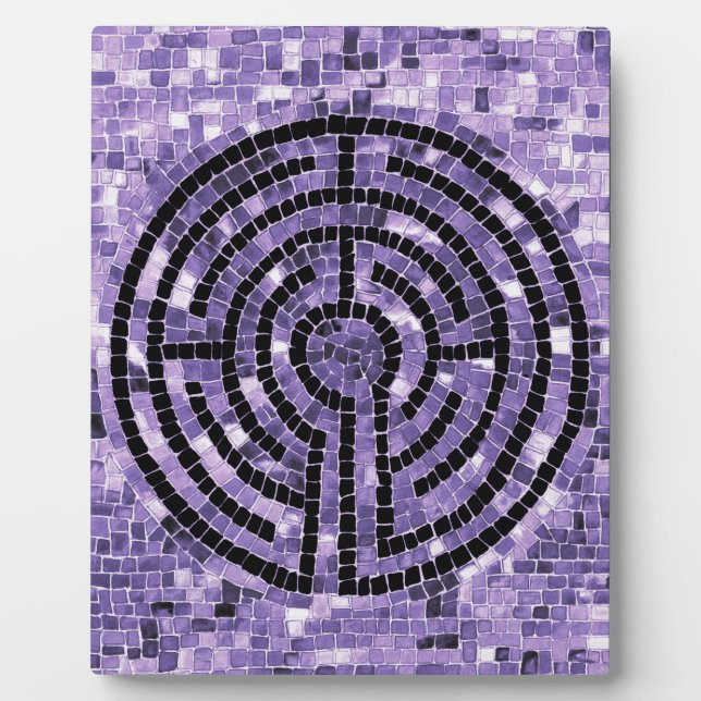 LABYRINTH VI 8x10 Plaque with Easel  (Front)