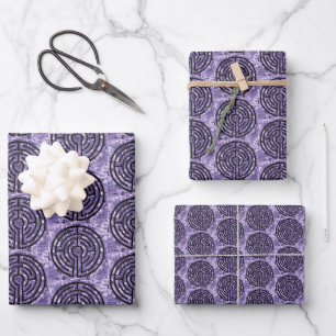 LABYRINTH VI Flat Sheet Wrapping Paper
