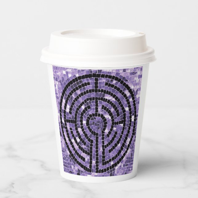 LABYRINTH VI Paper Cups - White (Front)