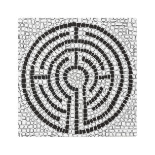 LABYRINTH VII 12x12 Metal Wall Art