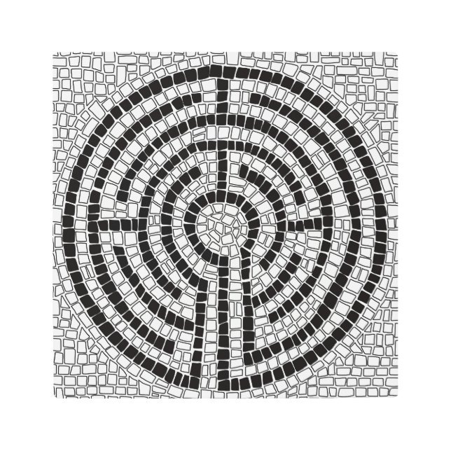 LABYRINTH VII 12x12 Metal Wall Art (Front)