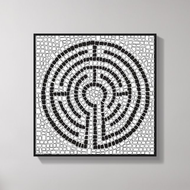 LABYRINTH VII 12x12 Wrapped Canvas (1.5" Deep) Print (Front)