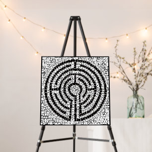 LABYRINTH VII 18x18 Foam Board