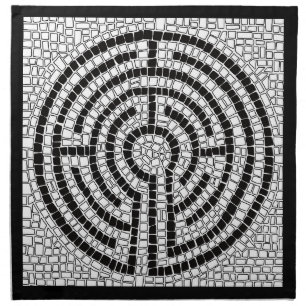 LABYRINTH VII 20"x20" Cloth Dinner Napkin