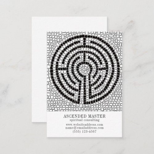 LABYRINTH VII 35x25 Business Card 