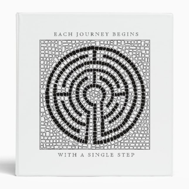 LABYRINTH VII Binder - White (Front)