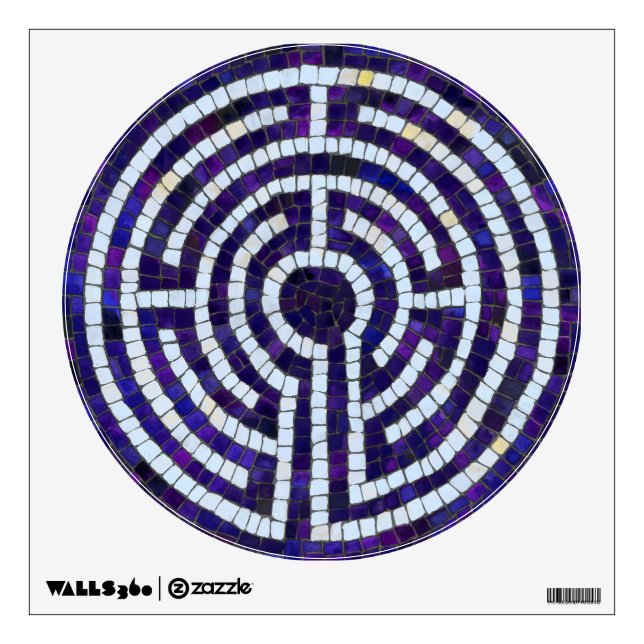 LABYRINTH VIII 12x12 Circle Decal (Front)