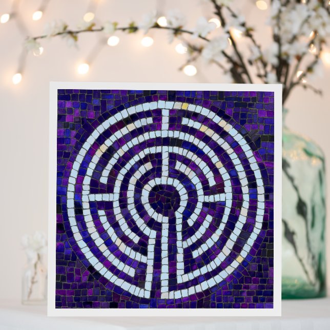 LABYRINTH VIII 12x12 Foam Board - White (In Situ (Wedding))