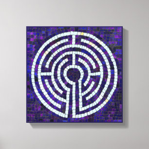 LABYRINTH VIII 12x12 Wrapped Canvas (1.5" Deep) Print