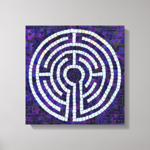 LABYRINTH VIII 12x12 Wrapped Canvas (2.5" Deep) Print