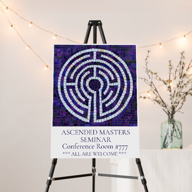 LABYRINTH VIII 18x24 Foam Board  (In Situ (Stand))