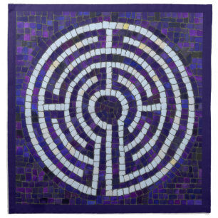 LABYRINTH VIII 20"x20" Cloth Dinner Napkin