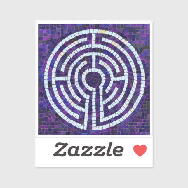 LABYRINTH VIII 2x2 Vinyl Sticker (Sheet)