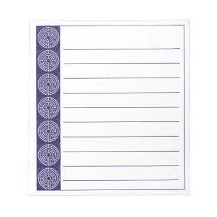 LABYRINTH VIII 5.5x6 Notepad + Lines