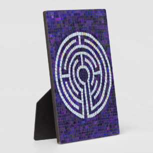 LABYRINTH VIII 5x7 Plaque with Easel