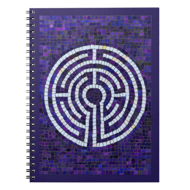LABYRINTH VIII 6.5x8.75 Spiral Notebook  (Front)