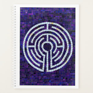 LABYRINTH VIII 8.5x11 Planner / White