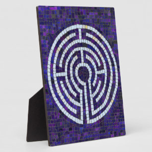 LABYRINTH VIII 8x10 Plaque with Easel